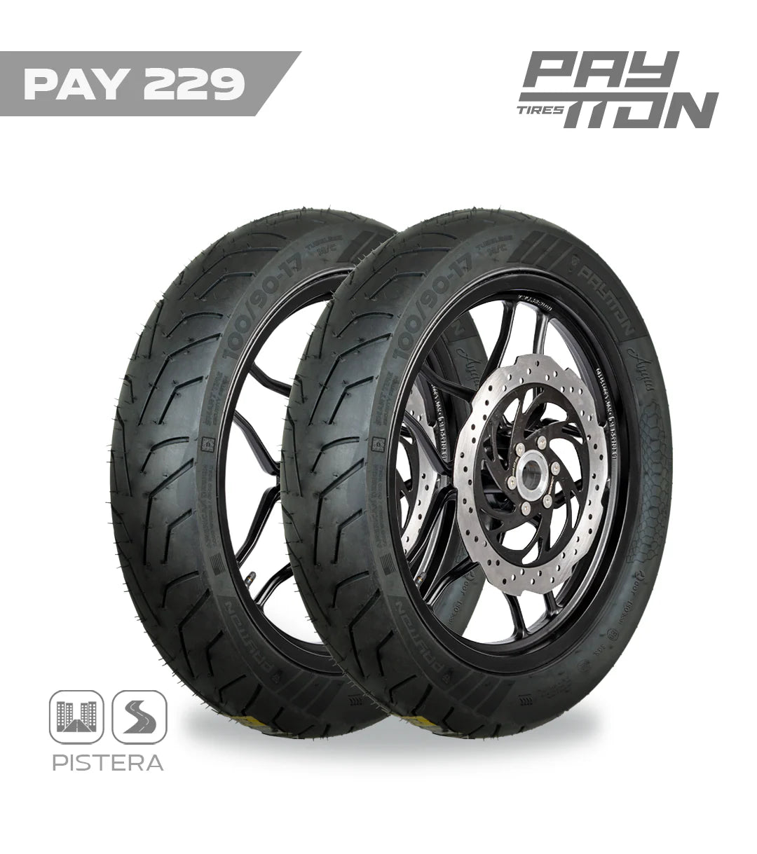 LLANTA 100/90-17 TL - PAY229