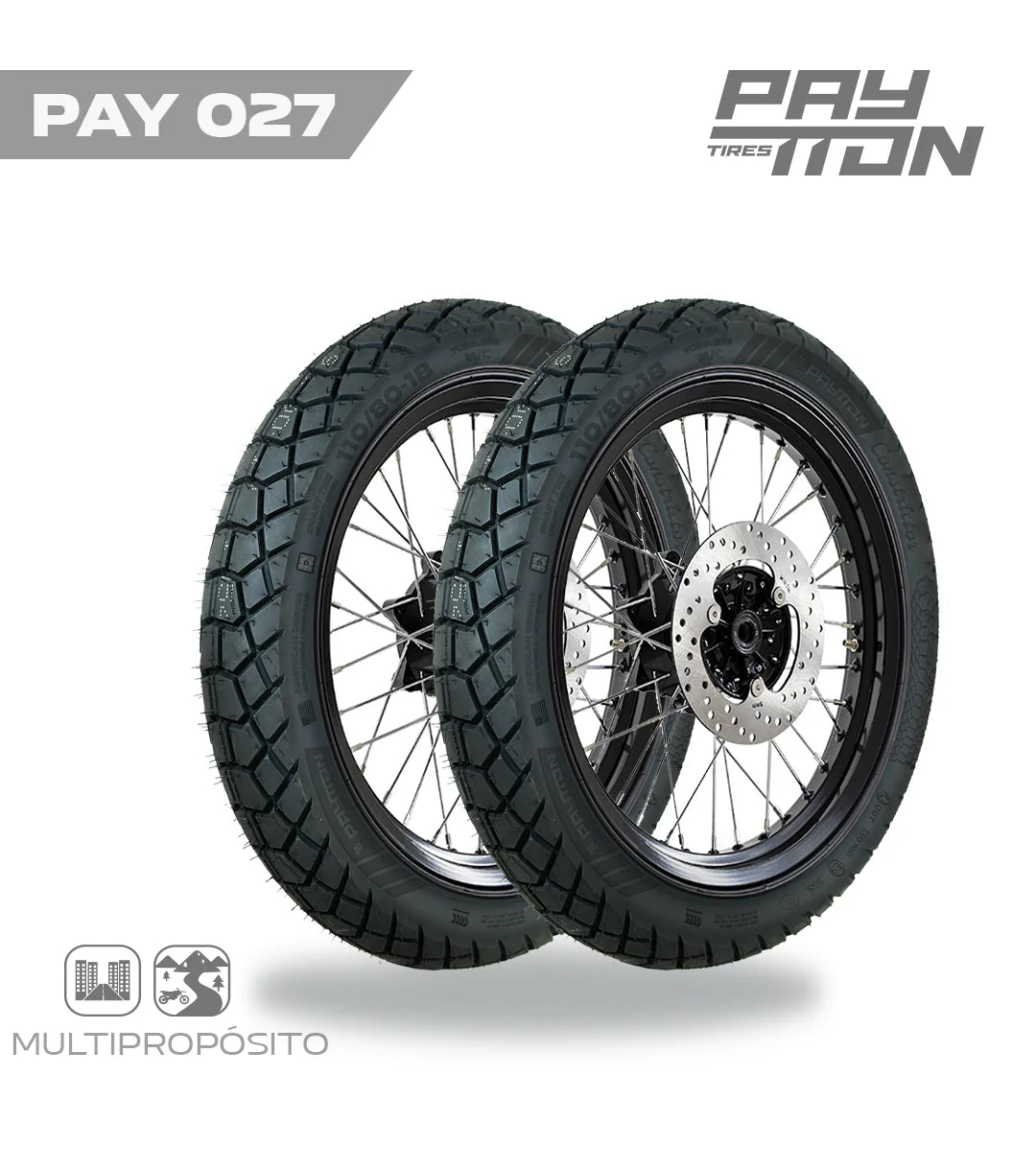 PAY027 LLANTA 110/80-18 TL MX05